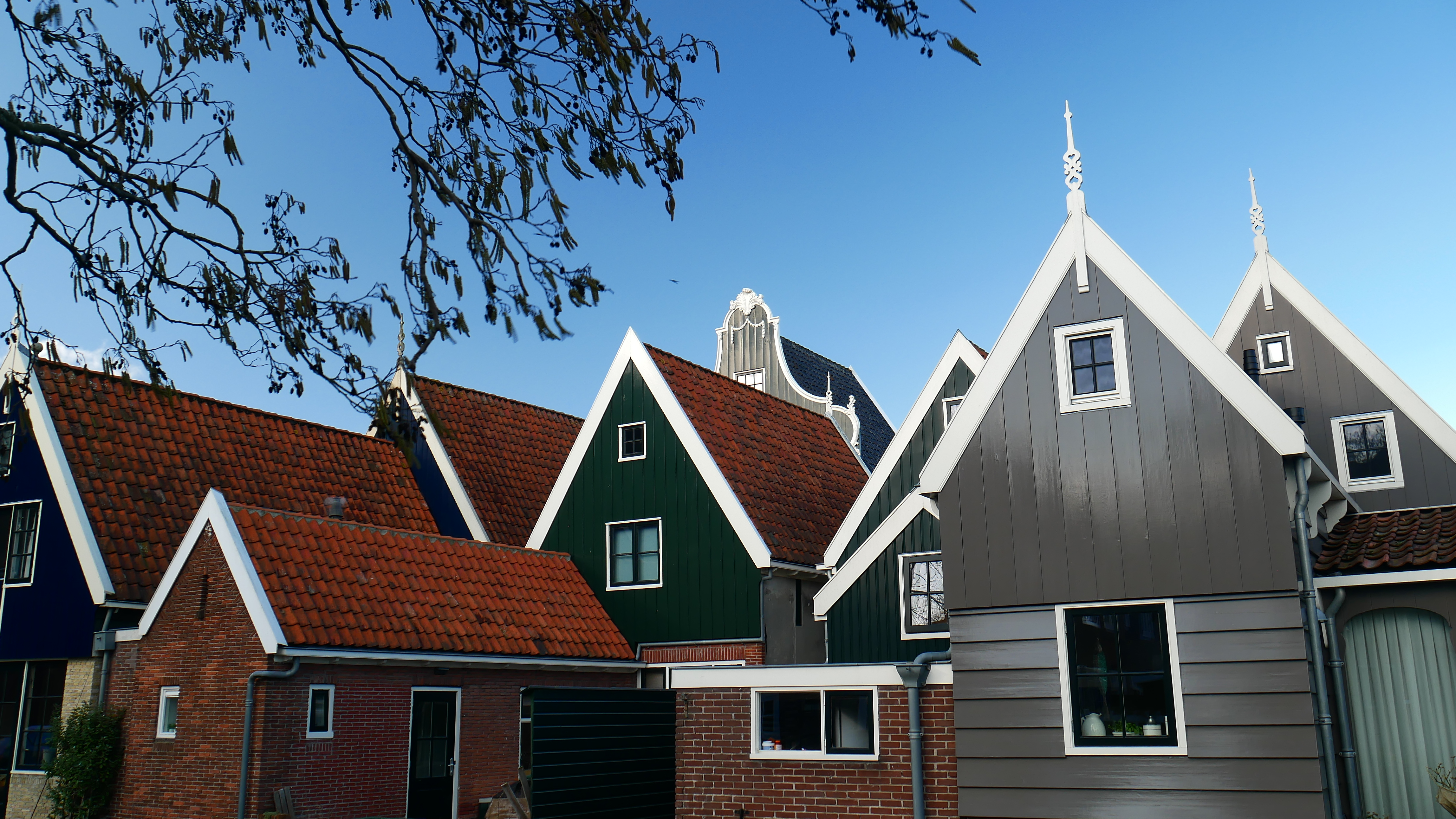 De Rijp - typowa zabudowa w stylu Zaan