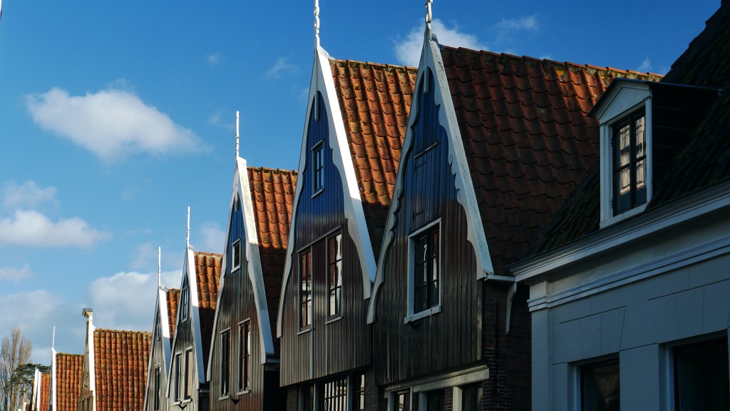 De rijp - typowa zabudowa