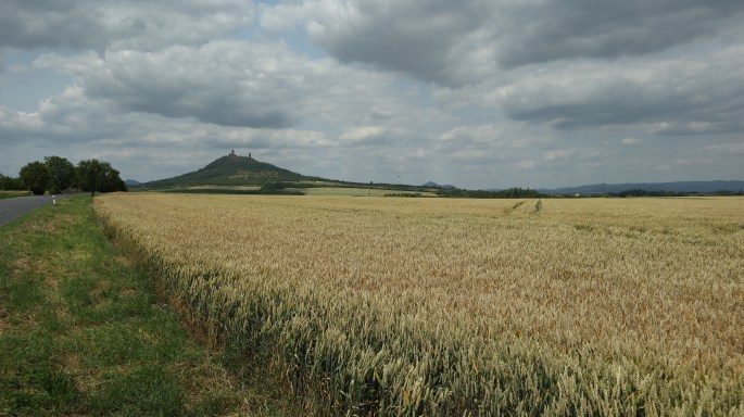 Widok na Hrad Hazmburk