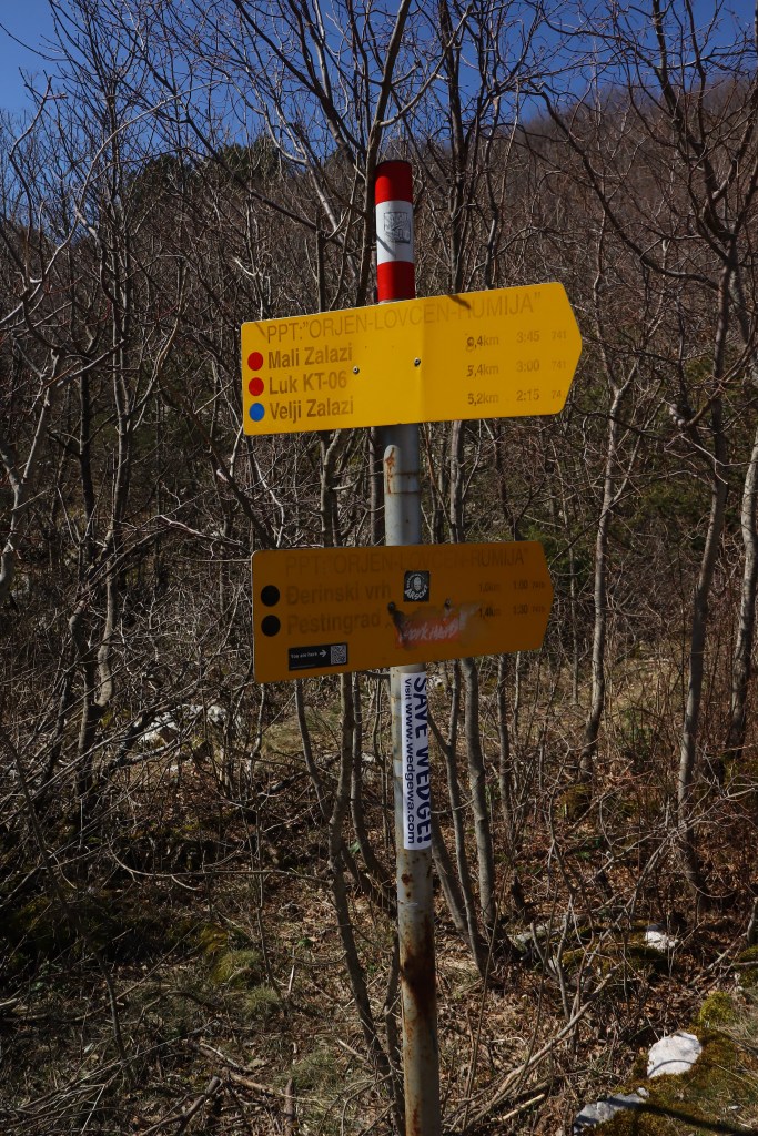 Czarnogóra - szlak na Pestingrad