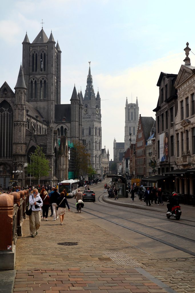 Gandawa - z mostu św. Michała