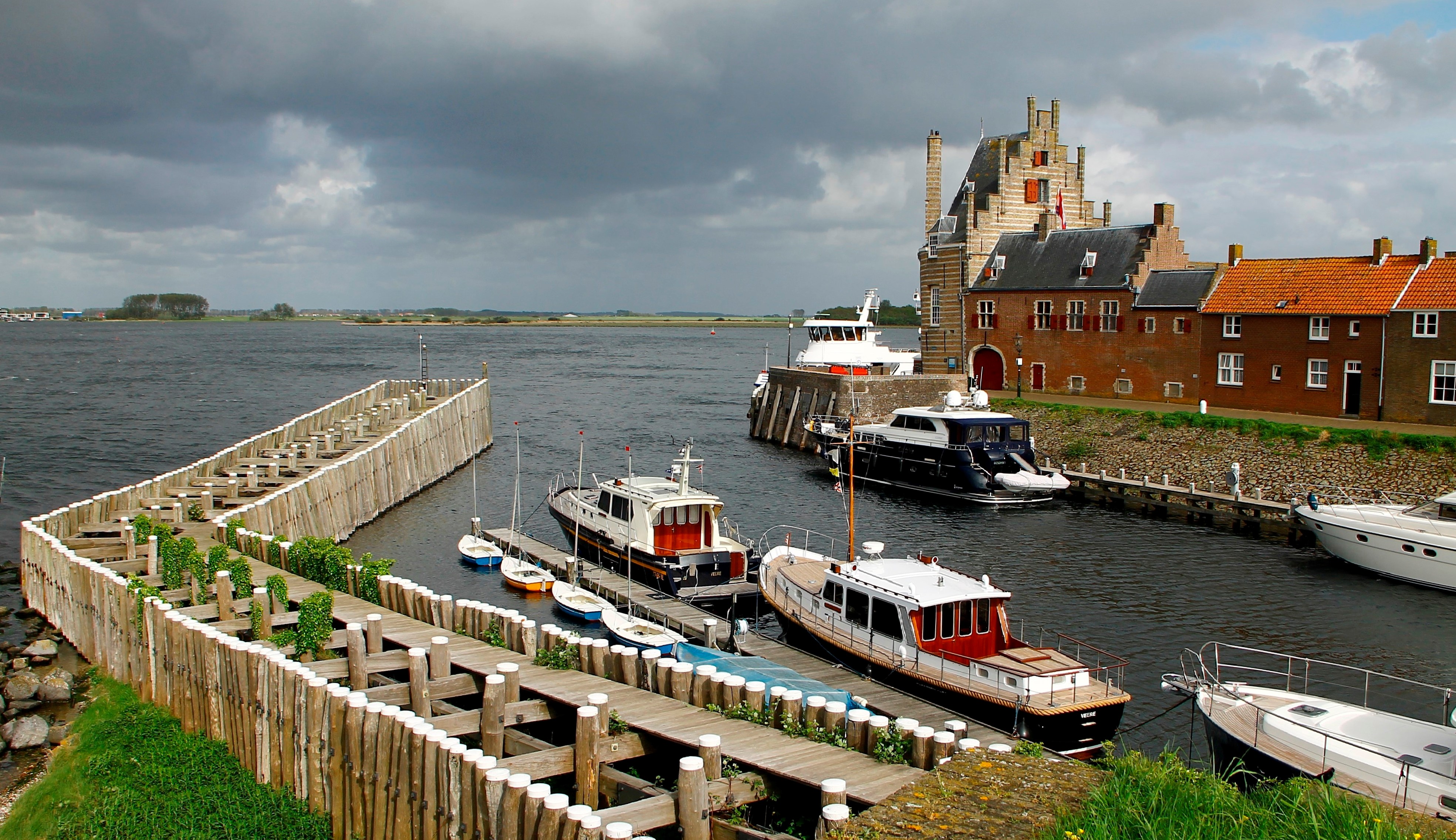 Veere - wejście do portu