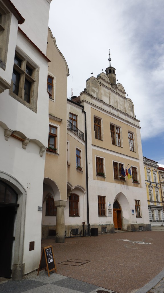 Slavonice - kamienice przy Namesti Miru