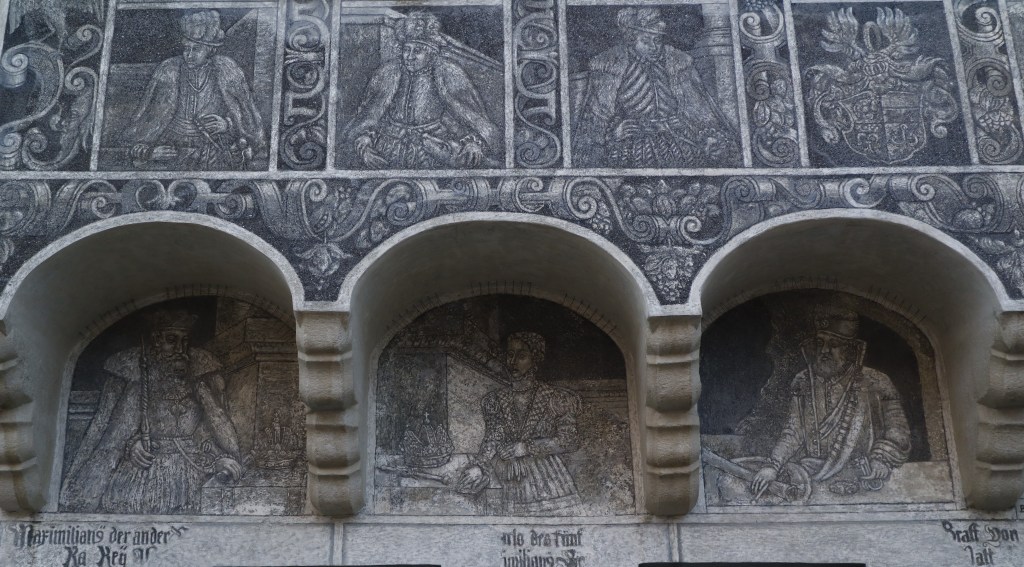 Slavonice - sgrafitto