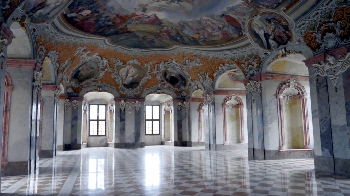 Lubiąż - klasztor Cystersów - Refektarz Letni