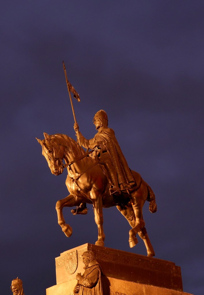 Pomnik króla Wacława IV na Vaclavskim Namesti