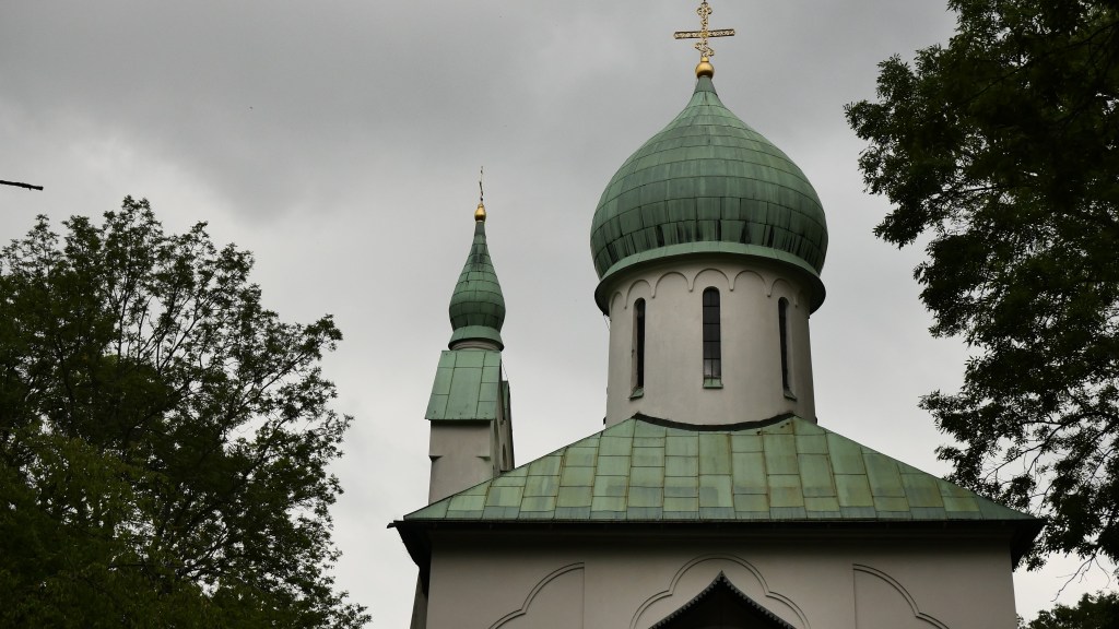 Cerkiew na cmentarzu prawosławnym
