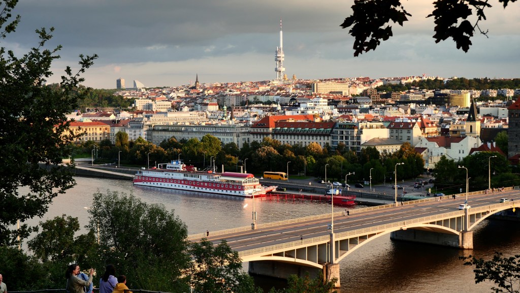 Widok na Żiżkov z Letnej