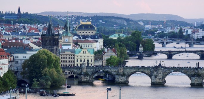 Praga - widok z Letnej